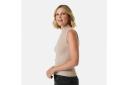 Kmart Sleeveless True Knit High Neck Textured Top-Bone Beige Size: 10