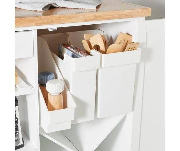 Kmart Small White Slim Storage