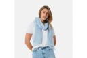 Kmart Solid Lightweight Scarf in Pebbl Blue