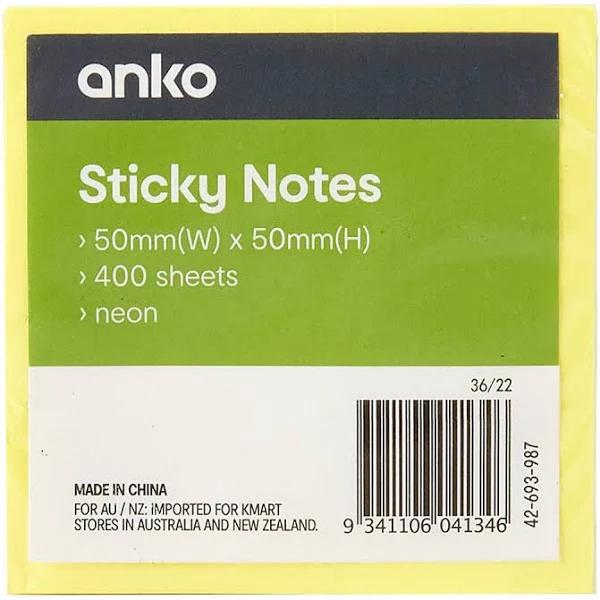 Kmart Sticky Notes