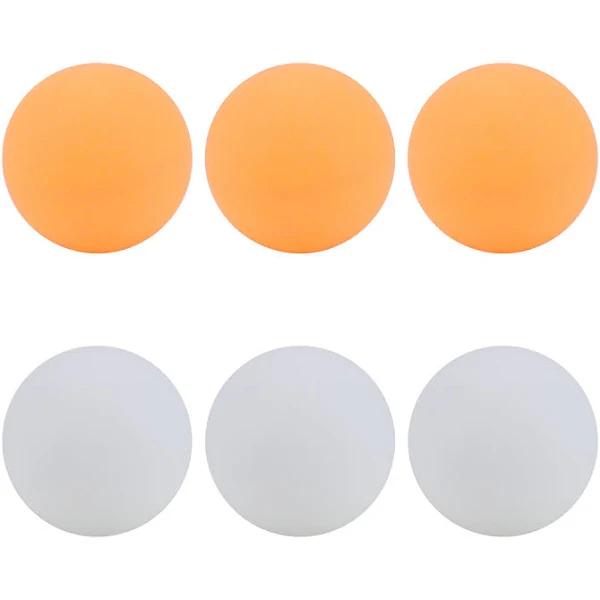 Kmart Table Tennis Balls-Yellow & White, Pack of 6