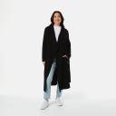 Kmart Trench Look Coatigan-Black Size: 14