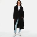 Kmart Trench Look Coatigan-Black Size: 18