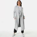 Kmart Trench Look Coatigan-Black Size: 18