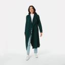 Kmart Trench Look Coatigan-Drk Forest Size: 14
