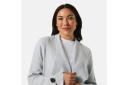Kmart Trench Look Coatigan-Silver Mrl Size: 18