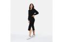 Kmart True Knit Crew Neck Rib Midi Dress-Black Size: 10