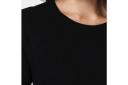 Kmart True Knit Crew Neck Rib Midi Dress-Black Size: 10