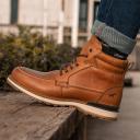 Knox Tan - Mens Lace Up Boots - Wild Rhino Shoes 43 / Tan