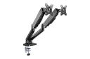 Kogan Full Motion Gas Spring Dual Monitor Mount (Ostia Series - Black)