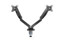Kogan Full Motion Gas Spring Dual Monitor Mount (Ostia Series - Black)