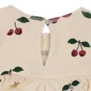 Konges Slojd Girls Organic Cotton Chleo Frill Dress in 9 Mths Ivory