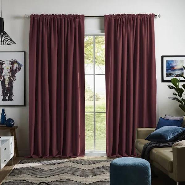 KOO Theatre Blockout Rod Pocket Curtains