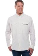 Kuhl Airspeed Men's Long Sleeve Quick-dry Travel Shirt - Small Natural