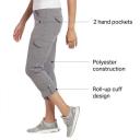 Kuhl Freeflex Roll-up Womens Hiking Pants - 32L - Flint - 12