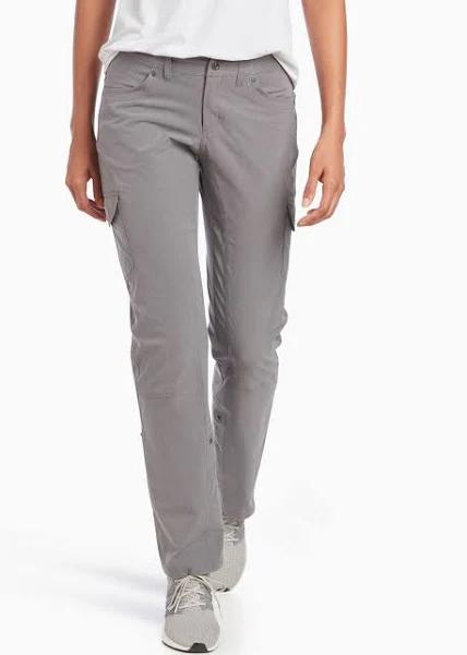 Kuhl Freeflex Roll-up Womens Hiking Pants - 32L - Flint - 12