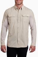 Kuhl Mens Airspeed Long Sleeve Shirt Medium / Light Khaki