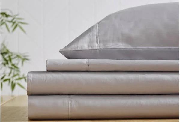 L'Avenue 300 Thread Count Silver Sheet Set - King