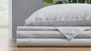 L'Avenue Flannelette White Sheet Set - Split King