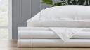 L'Avenue Flannelette White Sheet Set - Split King