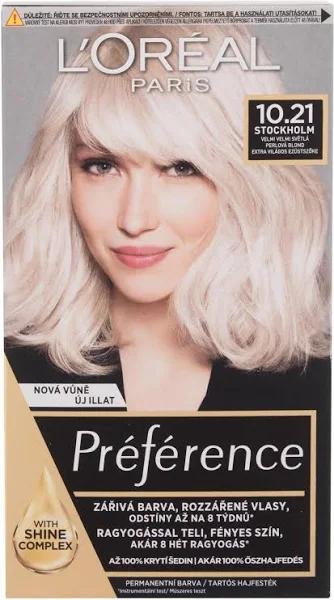 L'Oréal Préférence Permanent Coloration 60 ml 10.21 Very Very