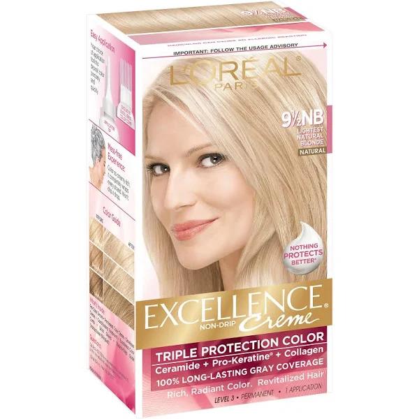 L'Oreal Paris Excellence Creme Hair Color, Lightest Natural Blonde 9.