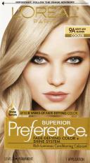 L'Oreal - Superior Preference Fade Defying Color 9A Light Ash Blonde - 1 Application