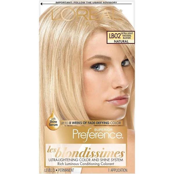 L'Oreal Superior Preference Les Blondissimes, LB02 Extra Light Natural
