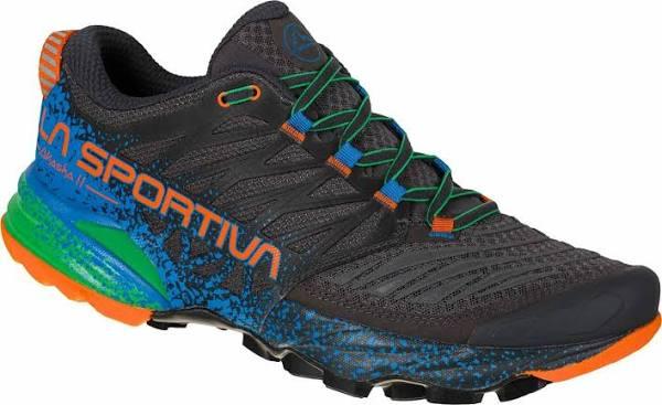 La Sportiva Akasha II Trail Running Shoes - Carbon/Flame