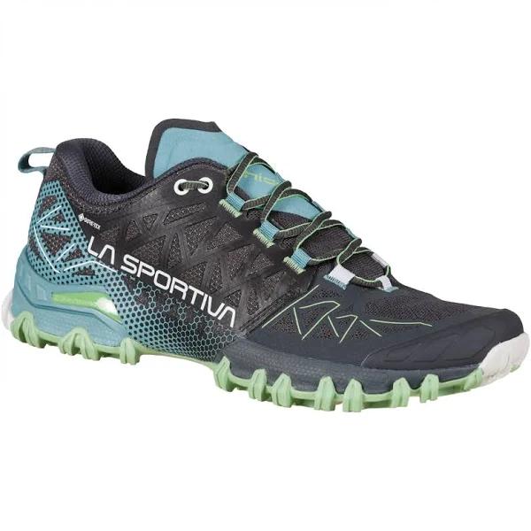 La Sportiva Bushido II GORE-TEX Shoes Black Sky Blue Women - 42.5