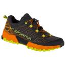 La Sportiva Bushido II Trail Running Shoes Black Orange Yellow Children - 33