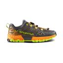 La Sportiva Bushido II Trail Running Shoes Black Orange Yellow Children - 33