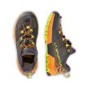 La Sportiva Bushido II Trail Running Shoes Black Orange Yellow Children - 33