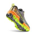 La Sportiva Bushido II Trail Running Shoes Black Orange Yellow Children - 33