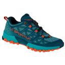 La Sportiva Bushido II Trail Running Shoes Black Orange Yellow Children - 33