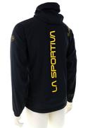 La Sportiva Run Jacket Black Orange - Light Jacket - S