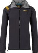 La Sportiva Run Jacket Black Orange - Light Jacket - S