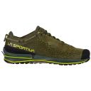 La Sportiva TX2 Evo Leather Approach shoes-42-Beetle/Citrus