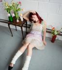 Labelrail x Lara Adkins Tiered Colourblock Sequin Mini Smock Dress in Multi