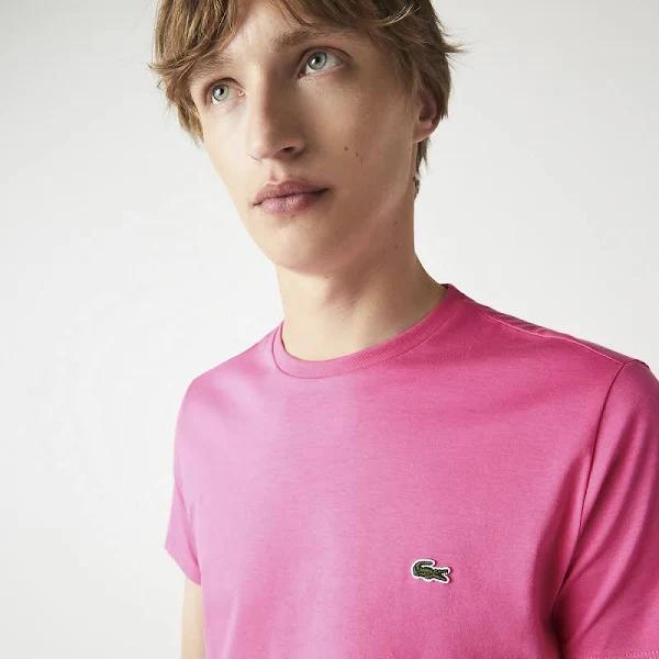 Lacoste - Classic Crew Neck T-Shirt in Pink