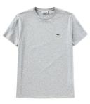 Lacoste Crew Neck Pima Cotton Jersey T-Shirt | Grey | Size L | East Dane