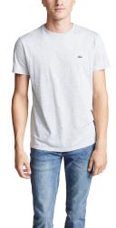 Lacoste Crew Neck Pima Cotton Jersey T-Shirt | Grey | Size L | East Dane