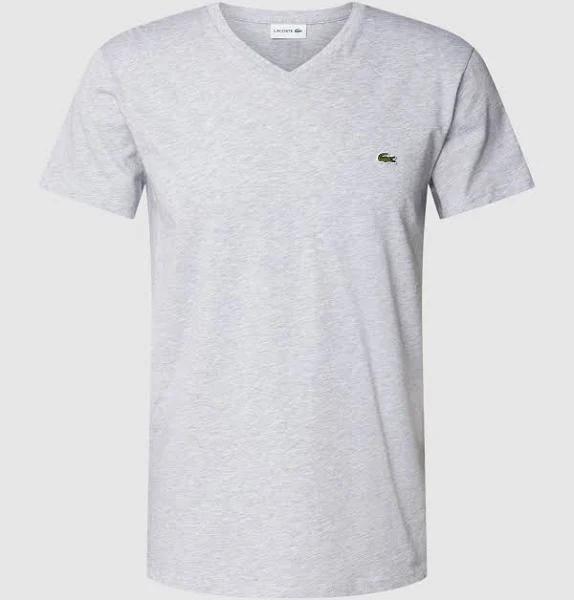 Lacoste Crew Neck Pima Cotton Jersey T-Shirt Grey