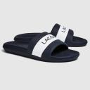 Lacoste Croco Sliders Navy