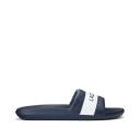 Lacoste Croco Sliders Navy