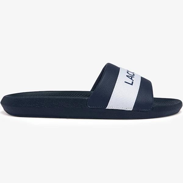 Lacoste Croco Slides - White - Mens - 11