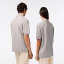 Lacoste Embroidered Crododile Polo Shirt, Size XL, Grey
