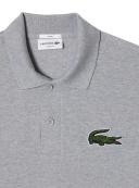 Lacoste Embroidered Crododile Polo Shirt, Size XL, Grey