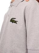 Lacoste Embroidered Crododile Polo Shirt, Size XL, Grey