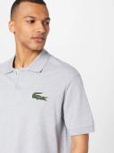Lacoste Embroidered Crododile Polo Shirt, Size XL, Grey